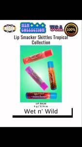 Lip Smacker Tropical Skittles Lip Balm Collection - USA Authentic