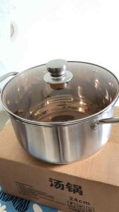 Nồi Inox 316 Đáy ba lớp Dày 20/22/24/26cm Nồi Kho Nấu Canh Gia Đình Nhiều Kích Cỡ Siêu Bền Đẹp