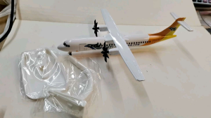 FLS 8 Inches Cebu Pacific ATR-72 Diecast Metal Airplane with Landing Gears and Propeller for Display Collection Miniature Planes Simulation Aircraft Educational Toys Souvenirs