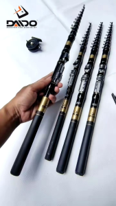 Joran tegek custom kolong daido zoom carbon Black 360 + reel