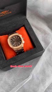 [Original] A8823G BRG-10 Balmer Chronograph Sapphire Mens Watch with Brown Dial and 50m Water Resistant Rose Gold Stainless Steel Bracelet | Official Warranty