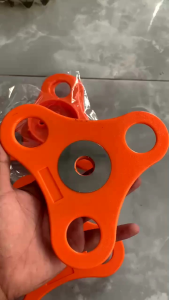 Sparepart Segitiga Orange Penjepit Plastik Roll Mesin Cup Sealer