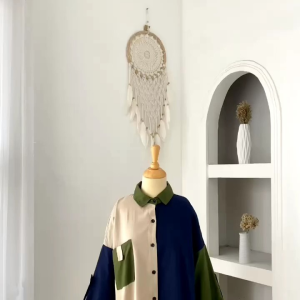 Lugins Shirt Atasan Wanita Model Unik Tunik Wanita Kemeja Wanita Kasual