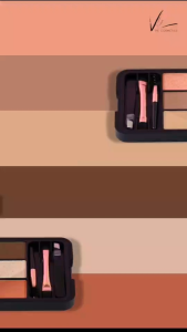 Vie Cosmetics Brow & Beam Duo Palette พาเลทแต่งหน้า 4IN1 แต่งตา เขียนคิ้ว คอนทัวร์ ไฮไลท์ครบจบในตลับ