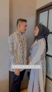 QIANA SILVER DRESS TENUN - BAJU TENUN