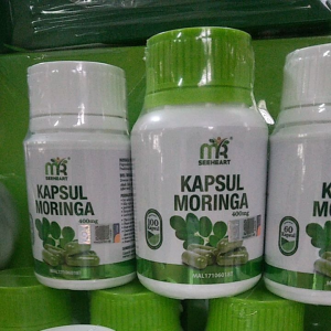 KAPSUL SERBOK MORINGA SETIAP KAPSUL  400MG. MORINGA CAPSULES BAIK UNTUK  KESIHATAN KESELURUHAN  DAN IMUNITI .  EXPIRE  SEPT 2026