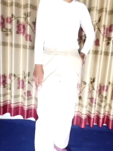 Celana cargo panjang anak perempuan 12 tahun pinggang highwaist