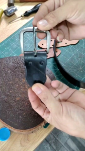 ชุดซ่อมเข็มขัดหนังแท้ ปะกับเข็มขัดหนังแท้ น็อตเข็มขัด