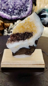 Brazil Collection Citrine with Strawberry Super Seven Crystal Druzy Ornament X10 #Naturalcrystal #homedecor #Citrine