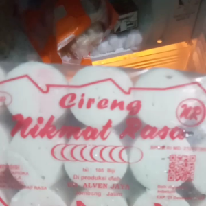 Cireng Koin Nikmat Rasa Cireng Putih Bulat isi 105 pcs