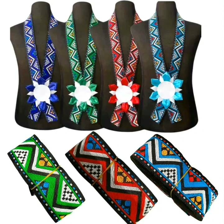 Ethnic Leigh Ribbon Embroidered Trimmings 2 inches wide 7 meters long ...