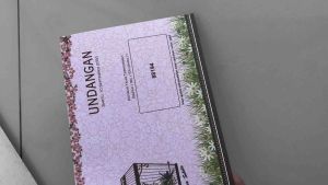 Blangko Undangan Kosong Pernikahan Erba Kartu BLANKO Simple 88194 (5 Lembar atau 100 Lembar)