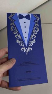 Blangko Undangan Kosong Pernikahan Erba Kartu BLANKO Simple 88196 (5 Lembar atau 100 Lembar)