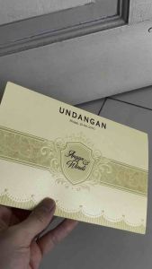 Blangko Undangan Kosong Pernikahan Erba Kartu BLANKO Simple 88199 (5 Lembar atau 100 Lembar)