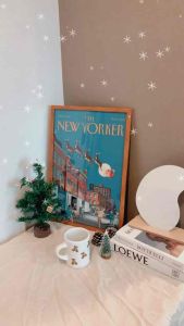โปสเตอร์ The New Yorker (Holiday collection) ภาพแต่งห้องวันคริสต์มาส ของแต่งห้อง ภาพติดผนัง