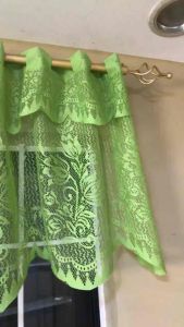 VALANCE LACE CURTAIN BUTAS 60*20 INCHES SEE THROUGH