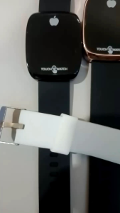 Jam tangan LED tali karet wanita segi panjng//pria free battre bisa bayar tempat||D77