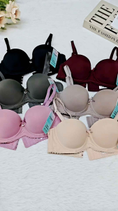 Push Up Women Bra Half Cup Bra Lingerie Wired Underwear Size 32-38 /3323 Bra Wanita Ada Wayar Span Tebal Kain Lembut