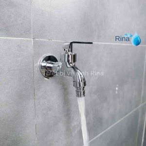 Vòi nước vòi hồ vòi robine vòi máy giặt vòi xả nước thau xi siêu mạnh - hàng nhập khẩu RN7216 chân vàng đồng