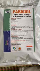PARADOL Hạ Sốt Nhanh - Giải Nhiệt Hỗ Trợ Chữa Bệnh Cảm Cúm | Paradol Sakan 1kg