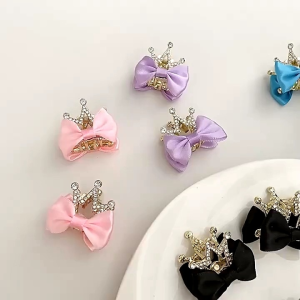 1 Pcs Jepitan Rambut Mini Anak Motif Mahkota Import