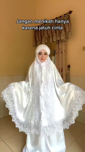 Mukena Sutra Jepang Payet Queen & Mukena Sutra Prada Dewasa