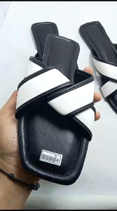 REEDOFAMILY - Sandal wanita teplek variasi silang TPK01