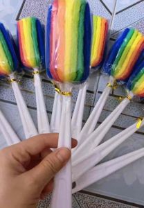 Cây Cọ Rửa Ly Cốc Chén Bình Sữa Xốp 7 Màu