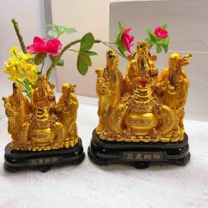 Fortune Bliss Feng Shui Fortune Longevity And Happiness Three Stars Lucky Charm Ornament