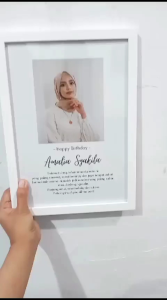 Bingkai Foto Ukuran A4 sebagai Kado Spesial