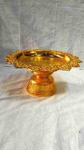 พานสีเงินทอง 42 cm 46 cm พานโตก พานกะไหล่ พานรัตนโกสินทร์ 999 พานพลาสติก พร้อมส่ง