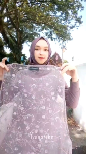 Outer Longvest Brokat Tule // Cardigan Vest Rompi Panjang Brokat Motif Random