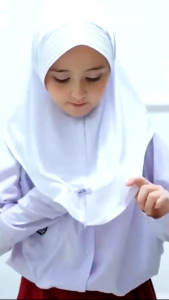 HIJAB INSTAN Anak Krudung Sekolah Anak Bergo Jilbab Anak Sekolah