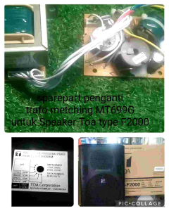 trafo metching impedansi dan crossover satu set untuk sparepart penganti speaker F2000 trafo metching mt699G