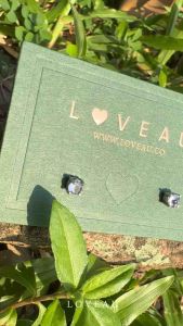 Natural | Genuine | Loveau Jewel | Tanzanite Stud Earrings | Earring| S925 | Gemstone | Crystal