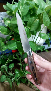 Dao gọt hoa quả dao gọt trái cây cán gỗ sồi