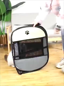 Tenda Kucing Kandang Anabul Lipat Portabel Dengan 8 Panel kain oxford Pet Cage Tent Folding Small