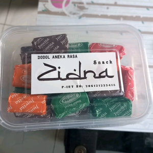 Dodol Garut Zidna Aneka Rasa isi 500 gr packing box
