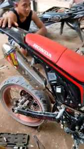 Knalpot Norifumi Rocket 4 Crf Klx Dtracker Wr Standart Bore Up New Termurah