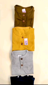 Romper bayi Rib