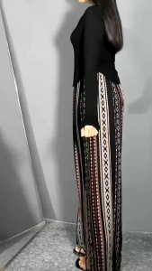 kulot rayon motif etnik jumbo elegan