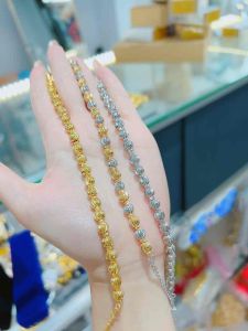 Lắc tay bi khía phay siêu sáng KAMI trang sức sỉ LBB26