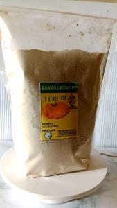 Banana powder/tepung buah pisang murni/serbuk pisang premium kemasan 1000gr/tepung pisang murni organik/banana powder