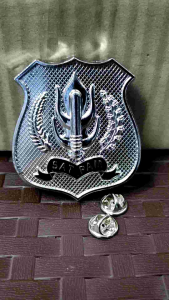 Lencana Kewenangan Satpam Besar Cor Tebal