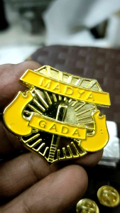 PIN lencana SATPAM GADA MADYA cor tebal