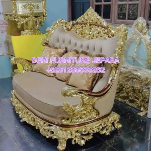 Kursi Sultan Ruang Tamu Sofa Mewah Sultan Klasik Kursi raja Sultan Sopa Ukiran Jepara Mewah Terbaru