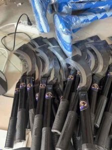 มีดตัดอ้อยตัดกิ่งไม้ พร้อมด้ามเหล็กแมงกานิส sk5