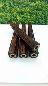 once pipa sedotan kayu galih asem model belimbing segi delapan A444