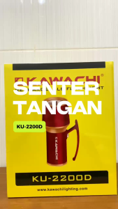 KAWACHI KU-2200D SENTER TANGAN 220W 220 WATT JUMBO TENTENG FLASHLIGHT LED PREMIUM BODY ALUMINIUM