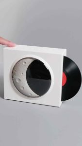 Loa Bluetooth Đĩa Than Xoay Mặt Trăng Retro Cổ Điển Có Đèn Để Bàn Trang Trí Phòng Ngủ Quà Sinh Nhật